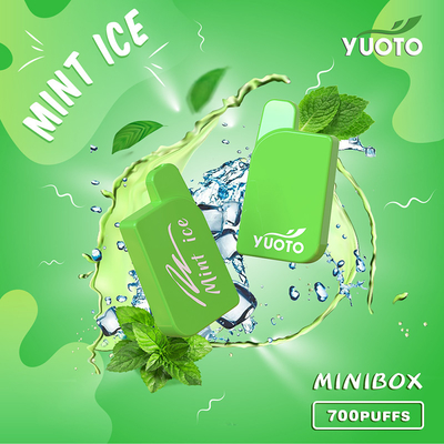 Yuoto Mini Box 700 sopra a bateria descartável 450mAh 2.3ml de 15 sabores de Vape
