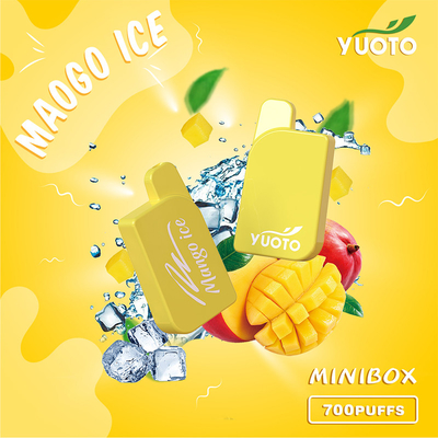 O gelo Vape descartável 700 da goiaba de TPD YUOTO Minibox sopra 15 o sabor 22g 450mAh