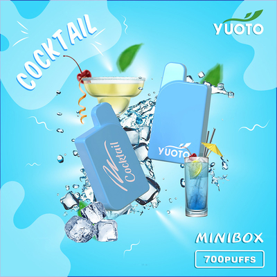 O gelo Vape descartável 700 da goiaba de TPD YUOTO Minibox sopra 15 o sabor 22g 450mAh