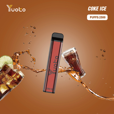 Yuoto de fumo XXL 2500 sopra o sal 7.0ML E Juice Disposable da nicotina de Vape 5%