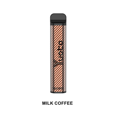 Yuoto 2500 sopra atomizador Pen Kit dos sabores 23 sabores 5% gelo descartável do fruto de Vape da bateria de 1200 mAh