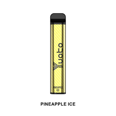 Yuoto 2500 sopra atomizador Pen Kit dos sabores 23 sabores 5% gelo descartável do fruto de Vape da bateria de 1200 mAh