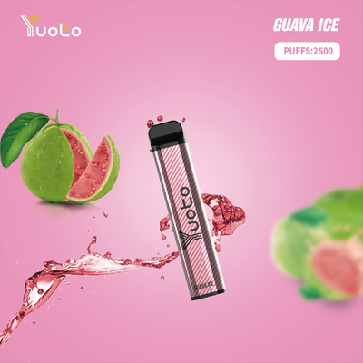 25 o sabor Yuoto original XXL 2500 sopra nicotina descartável de Vape 5%