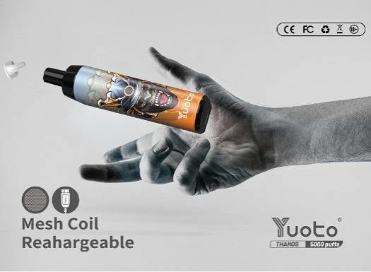 Yuoto Thanos 5000 sopra vendas diretas de 5%/2% de fábrica por atacado do E-cigarro da nicotina