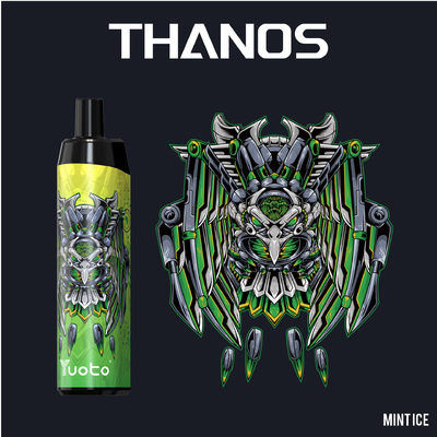 Nicotina descartável 5% /2 % de Vape Pen Mesh Coil Rechargeable 650mAh 14ml dos E-cigarros de Yuoto Thanos 5000puff Vape
