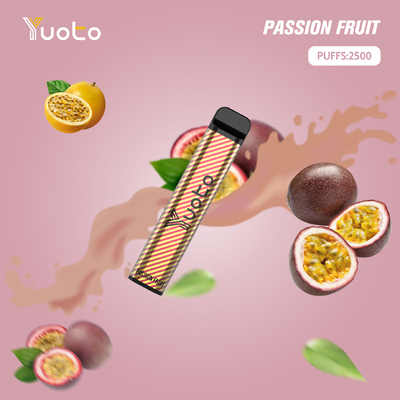 1200mAh 100% Yuoto original XXL 2500 sopra sabores líquidos descartáveis de Vape 7ml E 25