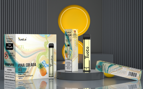 Sopro original de Yuoto XXL 2500 dos sabores, fábrica descartável do wholsale da nicotina do cigarro 2% de E