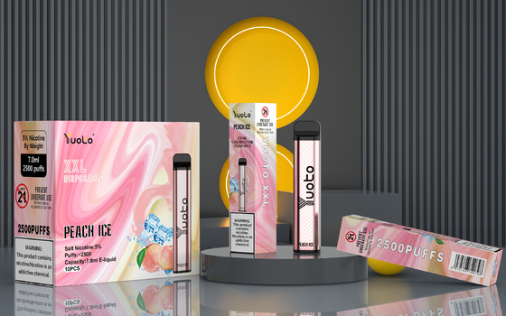 Sopro original de Yuoto XXL 2500 dos sabores, fábrica descartável do wholsale da nicotina do cigarro 2% de E