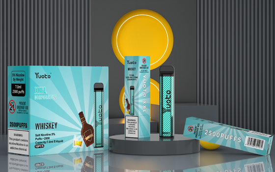 Sopro original de Yuoto XXL 2500 dos sabores, fábrica descartável do wholsale da nicotina do cigarro 2% de E