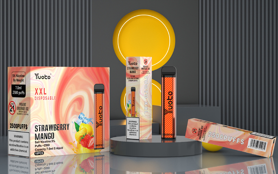 Sopro original de Yuoto XXL 2500 dos sabores, wholsale descartável da nicotina do cigarro 2% de E