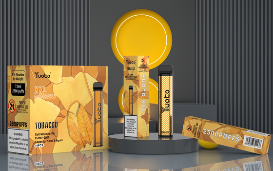 Sopro original de Yuoto XXL 2500 dos sabores, wholsale descartável da nicotina do cigarro 2% de E