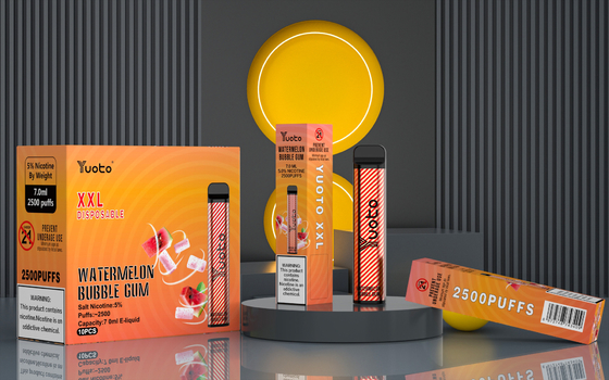 Cigarro eletrônico original yuoto xxl 2500 puff vape pen 5% nic preço de atacado de fábrica com boa qualidade