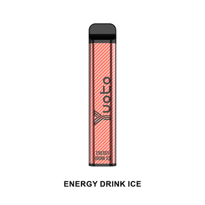 Yuoto XXL 2500 Puffs mais populares vape descartáveis ​​Energy Drink Ice 7ml 1200mAh 5%
