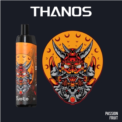 Nicotina descartável original 5% /2 % de Vape Pen Mesh Coil Rechargeable 650mAh 14ml dos E-cigarros de Yuoto Thanos 5000puff Vape
