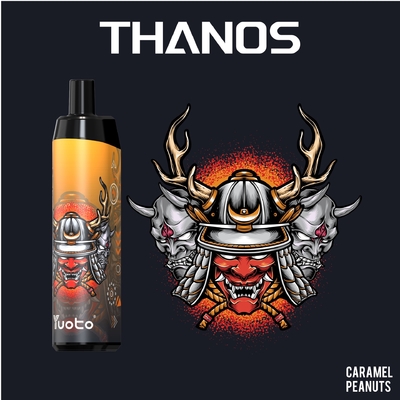 Nicotina descartável 5% /2 % de Vape Pen Mesh Coil Rechargeable 650mAh 14ml dos E-cigarros de Yuoto Thanos 5000puff Vape