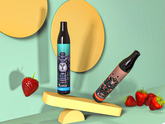 Pena descartável de Vape dos E-cigarros de Vape Mesh Coil 6ml E Juice Battery 850mAh dos sopros originais de Yuoto 2000