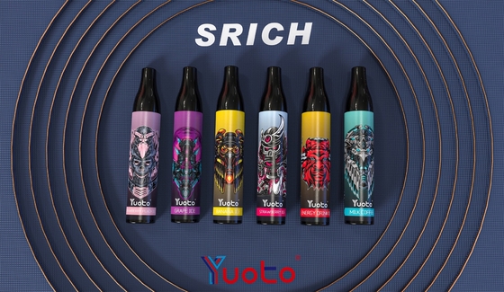 Yuoto popular 2000 sopra pena descartável de Vape dos E-cigarros do suco 850mAh de Mesh Coil 6ml E do vape de Vape