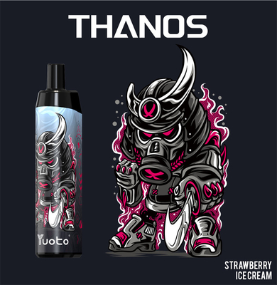 Yuoto autêntico Thanos 5000 sopros com tipo bateria e Mesh Coil de C
