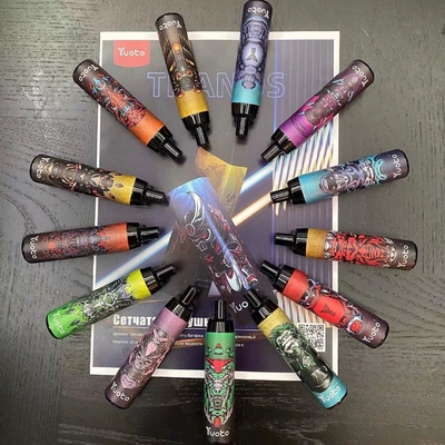 Caneta vape descartável Yuoto Thanos 5000 Puffs Mesh Coil 14ml E-Liquid 650mAh Bateria