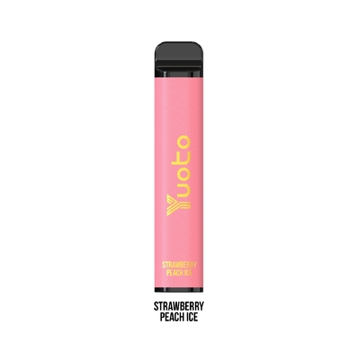 50mg Nicotine Yuoto Descartável E Cig 3500 Puffs Morango Pêssego 1200mAh 9ml E Suco