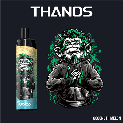 Vape descartável de 5000 sopros por atacado com 14ml E-Liquid 650mAh Bateria Mesh Coil Suporte Personalizar