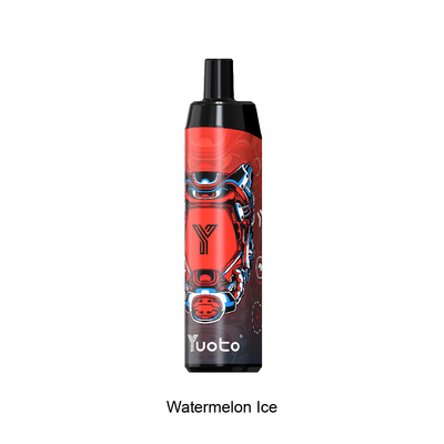 Melancia Gelo Descartável Vape Yuoto Thanos 5000 Puffs E Cigarette com Mesh Coil 14ml E-Liquid 650mAh Bateria
