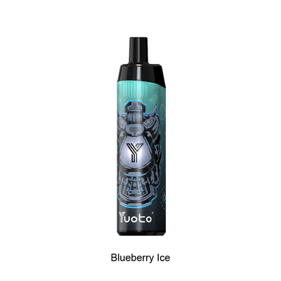 Atacado Vape Pen 2022 Novo Design Vaporizador Descartável com Mesh Coil 14ml E-Liquid 650mAh Bateria Blueberry Ice