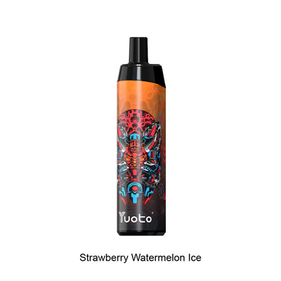 Strawberry Watermelon Ice 5000 Puffs Descartáveis ​​Vape Pod Yuoto Thanos Mesh Coil 14ml Ejuice 650mAh Bateria da China