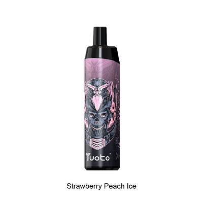 5000 Puffs Descartáveis ​​Vape Pod Sabor Pêssego Yuoto Thanos Mesh Coil 14ml Ejuice 650mAh Bateria da China Factory