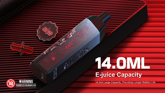 5000 Puffs Descartáveis ​​Vape Pod Sabor Pêssego Yuoto Thanos Mesh Coil 14ml Ejuice 650mAh Bateria da China Factory