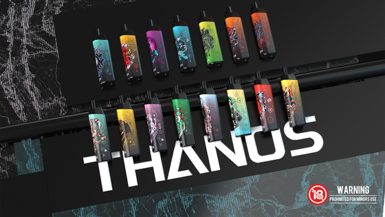 5000 Puffs Descartáveis ​​Vape Pod Sabor Pêssego Yuoto Thanos Mesh Coil 14ml Ejuice 650mAh Bateria da China Factory