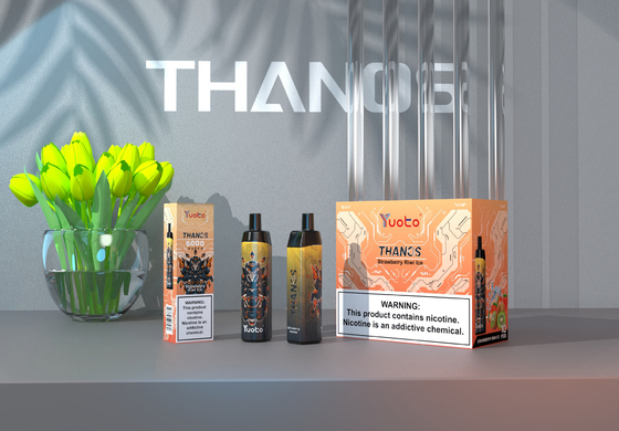 Vape Pod Descartável 5000 Puffs Sabor Banana Yuoto Thanos Mesh Coil 14ml Ejuice 650mAh Bateria Bulking China Factory