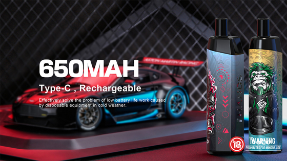 Vape Pod Descartável 5000 Puffs Sabor Banana Yuoto Thanos Mesh Coil 14ml Ejuice 650mAh Bateria Bulking China Factory
