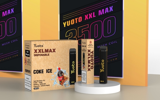 Original Yuoto vape pod XXL MAX 3500 Puffs E Cigarette coke ice ice
