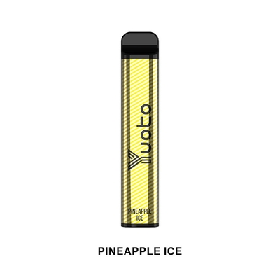 Yuoto Descartável Vape Pen Device 2500 Puffs best descartável ecig 2022 abacaxi Ice 7ml