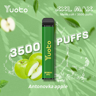 Yuoto Descartável Vape 3500 Puffs Morango Framboesa XXL Max Puff Plus para Emirados Árabes Unidos