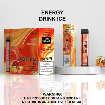 Caneta vape descartável por atacado de fábrica na China com bateria de 7ml E-Liquid 1200mAh Strawberry Kiwi Ice