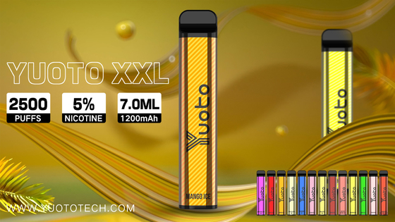 Atacado Vape Pen 2022 Novo Design Vaporizador Descartável com Preço Mais Baixo 7ml E-Liquid 1200mAh Bateria Blueberry Ice