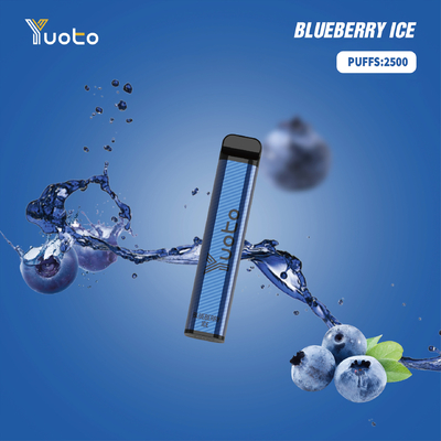 Nova Chegada Cigarro Eletrônico Vape Descartável 7ml E-Liquid 1200mAh Bateria Grape Ice para Puff Distribuidores Atacadista