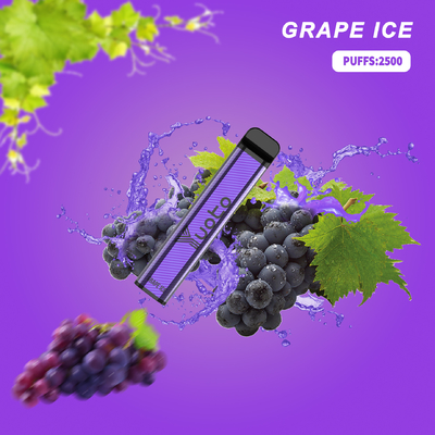 O OEM 2500 sopra gelo de fumo descartável da hortelã da bateria dos acessórios 7ml Ejuice 1200mAh do CE ROHS de Vapes