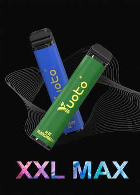 manga gelo sabor Yuoto xxl Max 3500 Puffs vaporizador descartável Mesh Coils Superfície de couro 9ml
