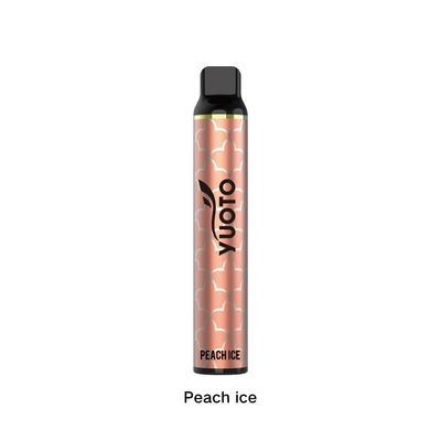 Yuoto Best Descartável Vape 2022 Peach Ice Luscious Wholesale Europe 3000 Puffs 50mg Nicotina