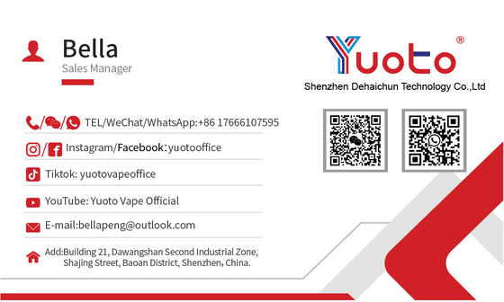 Venda imperdível Yuoto Pina Colada Sabor 2500 Puff Bar 7ml Ecig Descartável Pod Vape