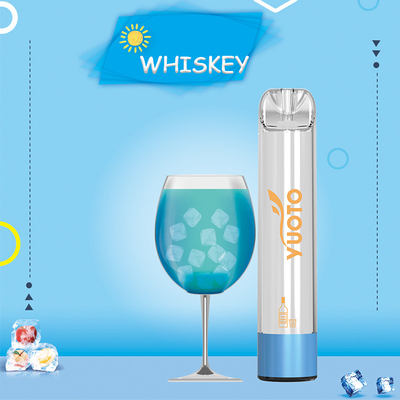 YUOTO shine pro 2000puffs vape descartáveis ​​led Colorful glow 5.0ml juice e 850mAh
