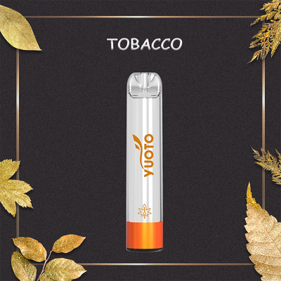 YUOTO shine pro 2000puffs vape descartáveis ​​led Colorful glow 5.0ml juice e 850mAh