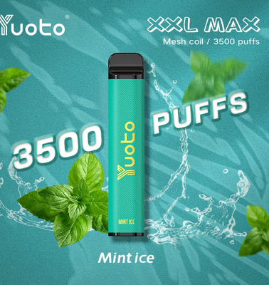 Novo lançamento 2023 logotipo personalizado de alta qualidade Yuoto 3500 Puff Descartável Vape Nut Bars Taste