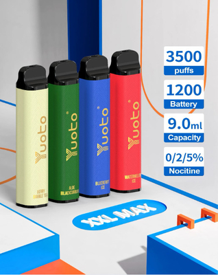 Novo lançamento 2023 logotipo personalizado de alta qualidade Yuoto 3500 Puff Descartável Vape Nut Bars Taste