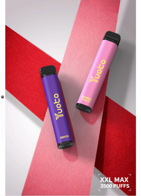 Novo lançamento 2023 logotipo personalizado de alta qualidade Yuoto 3500 Puff Descartável Vape Nut Bars Taste
