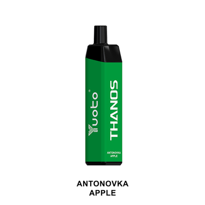 Bobina de malha recarregável 15 sabores originais Yuoto descartável Vape Thanos 5000 puffs