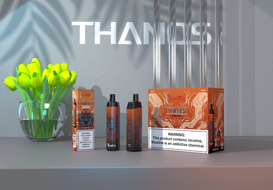 Yuoto Thanos 5000 sopra pena de Vape, atomizador de 14ML 650mAh Mesh Coil Type C